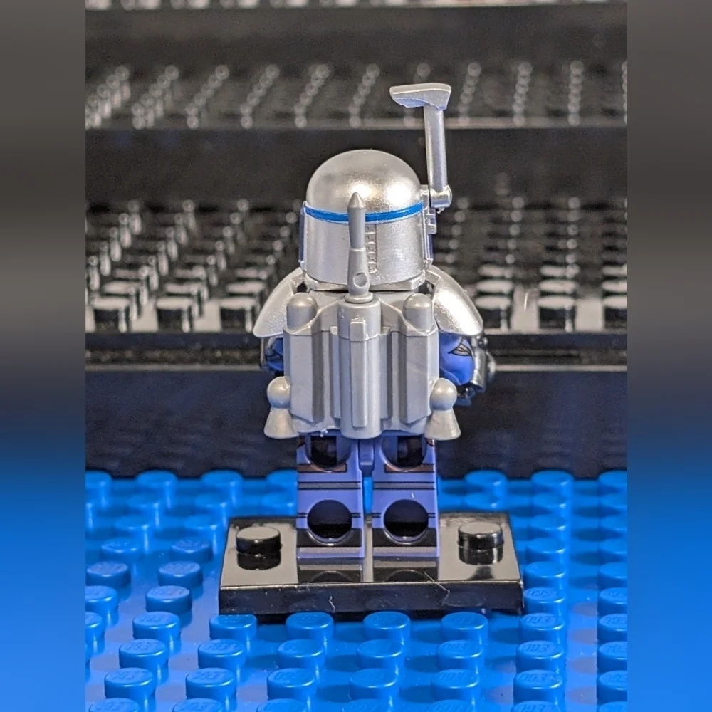 2 Minifigures- Star Wars Jango Fett Building Block Action Figure Clone Wars
